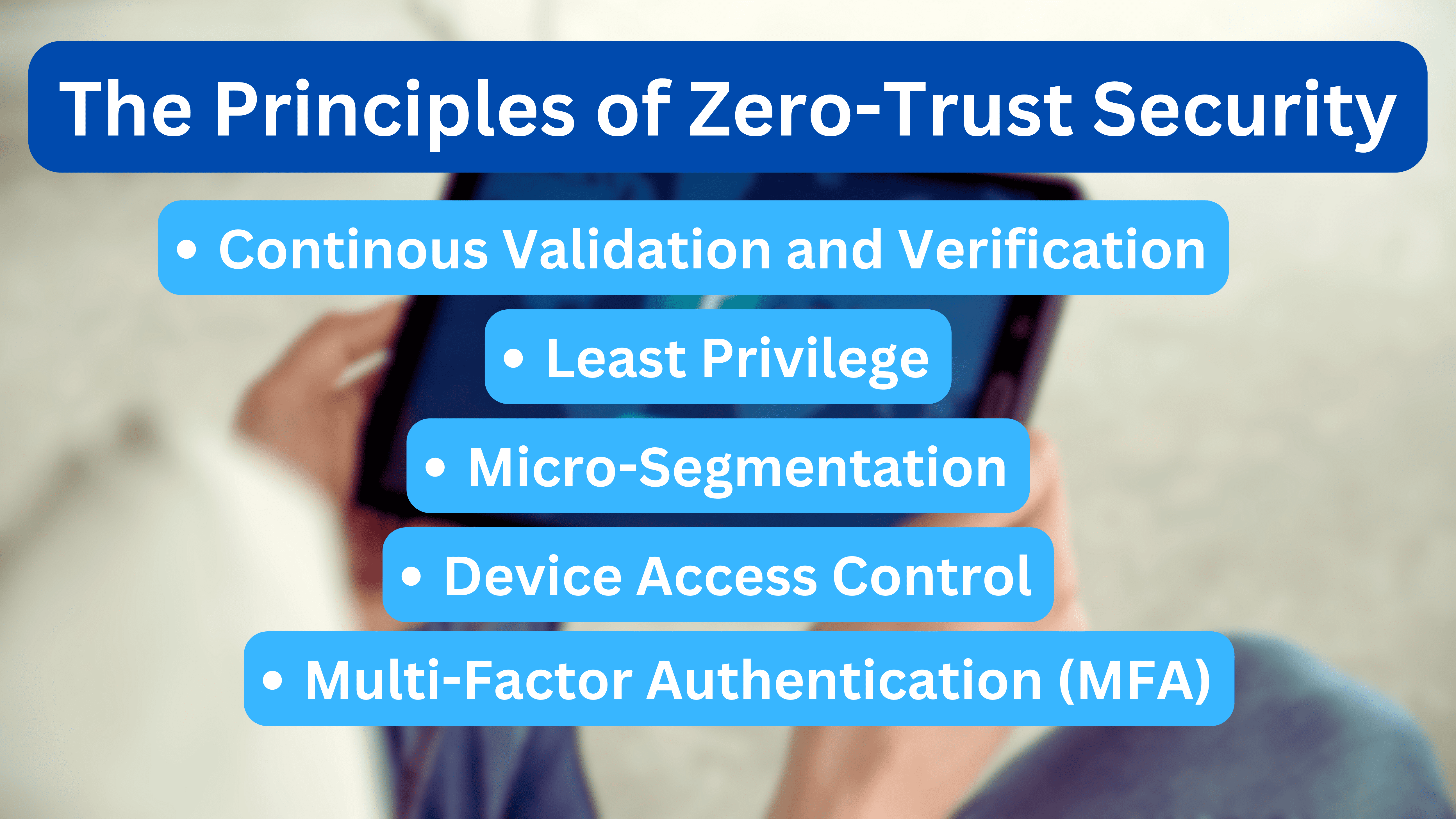 Principle of Zero-Trust Security