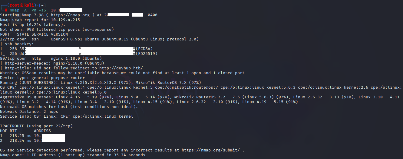 Devhub HTB Writeup - Security Walay